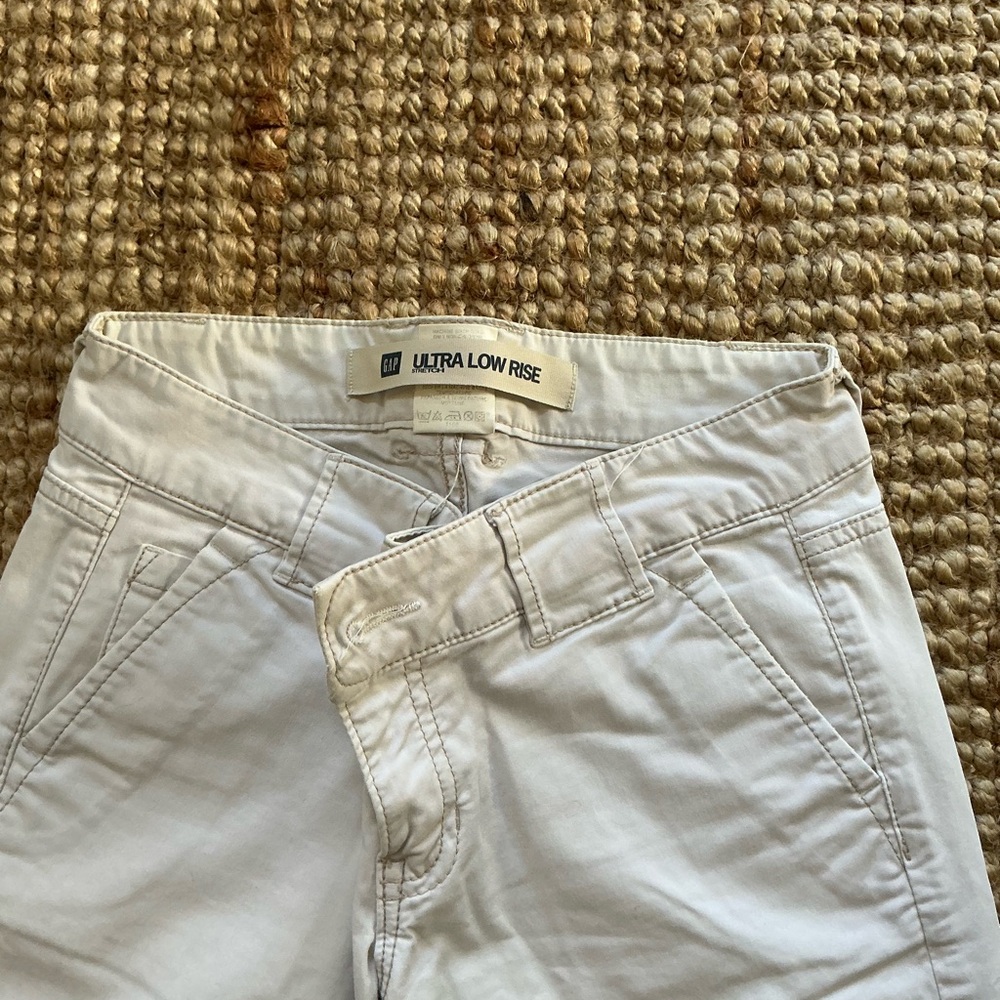 GAP ultra low rise Ankle cotton Pants